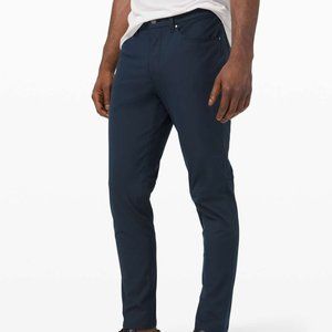 Lululemon ABC Slim-Fit Trouser Pants Slim 32" Warpstreme - True Navy 36x32
